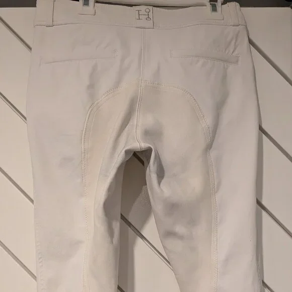 Hadley by Smartpak White Full Seat English Breeches - Picture 2 of 8